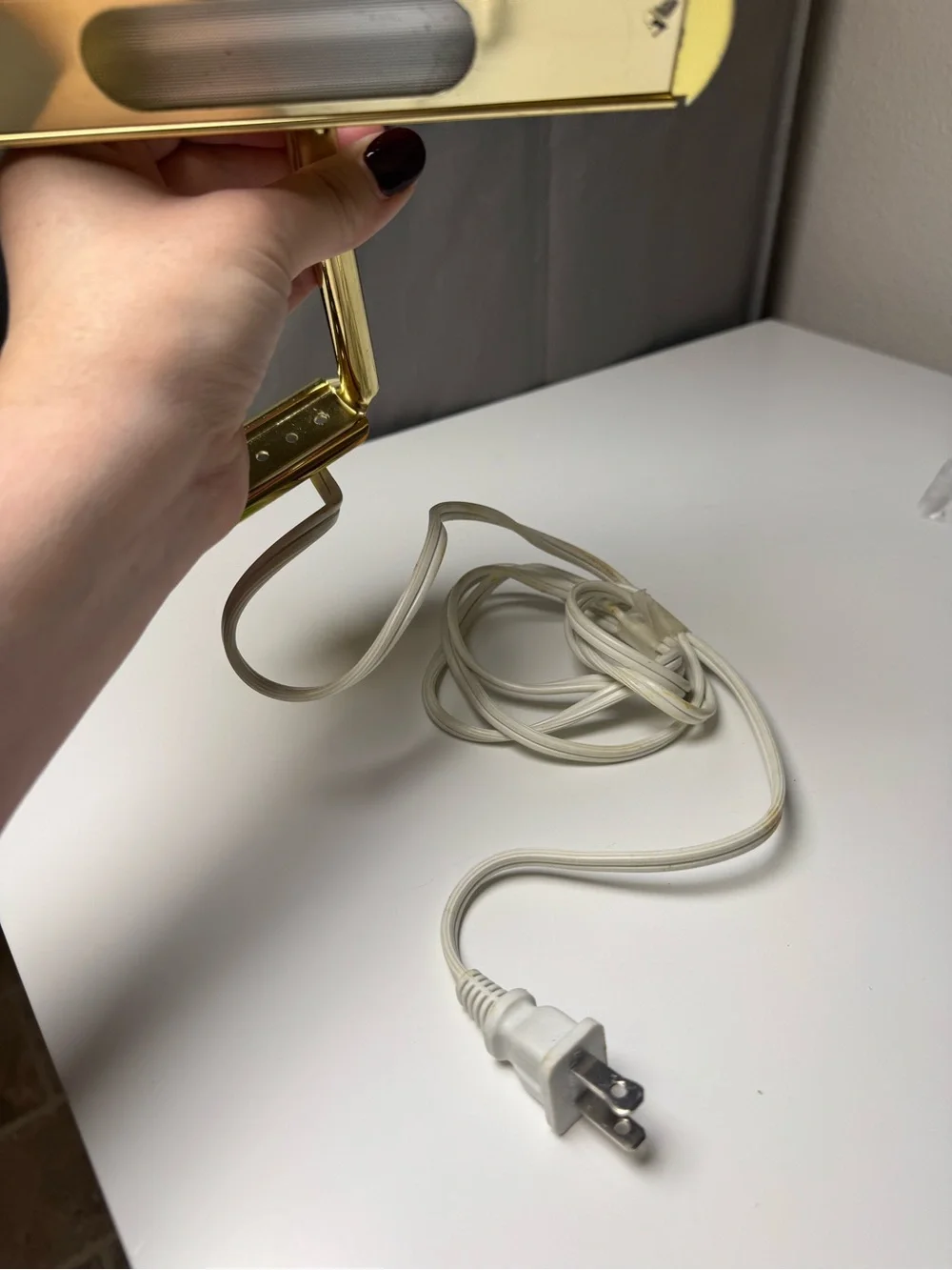 Brass Finish Desk Lamp - Gold Accent Home Accent - Picture 3 of 5